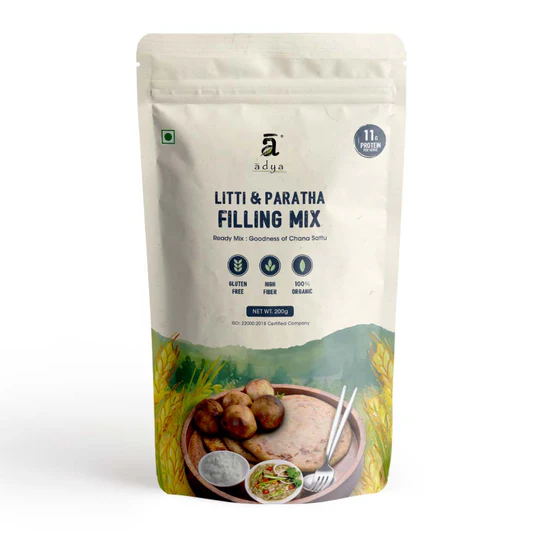 Adya Organics Litti & Paratha Filling Mix - 200gms